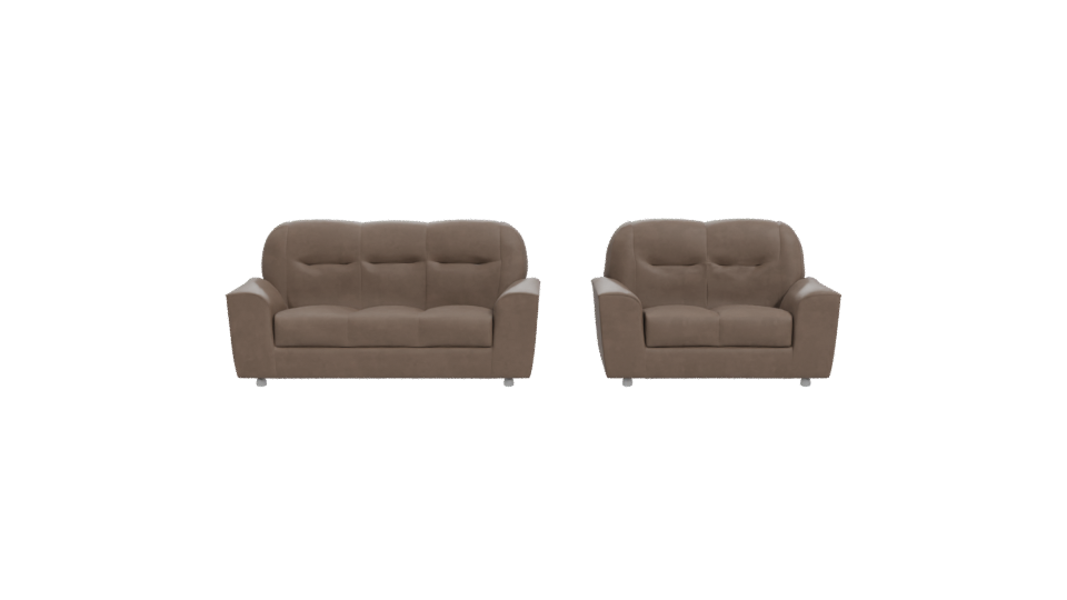 Stylish Sofa Set 3D Model - Professional 3D Model Render 11