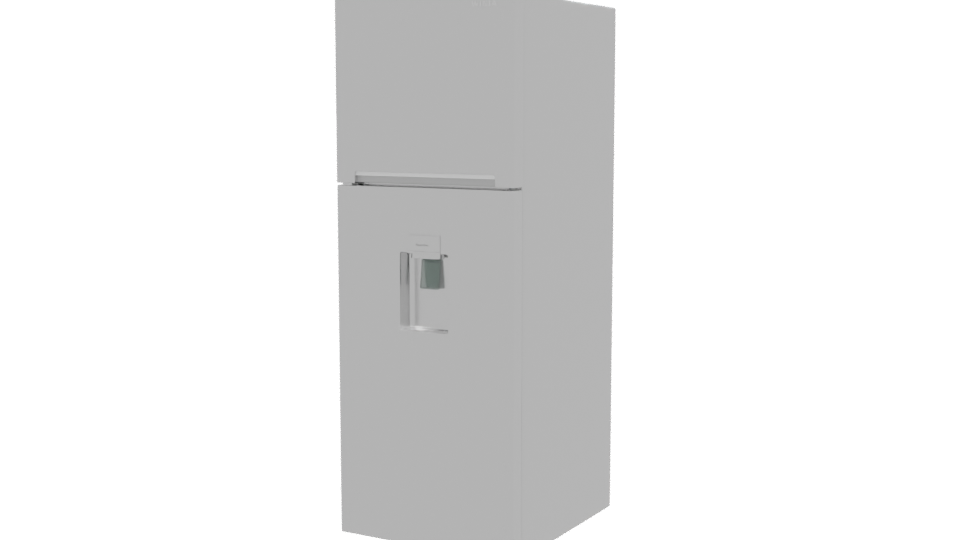 Sleek Stainless Steel Refrigerator 3D - Professional 3D Model Render 12