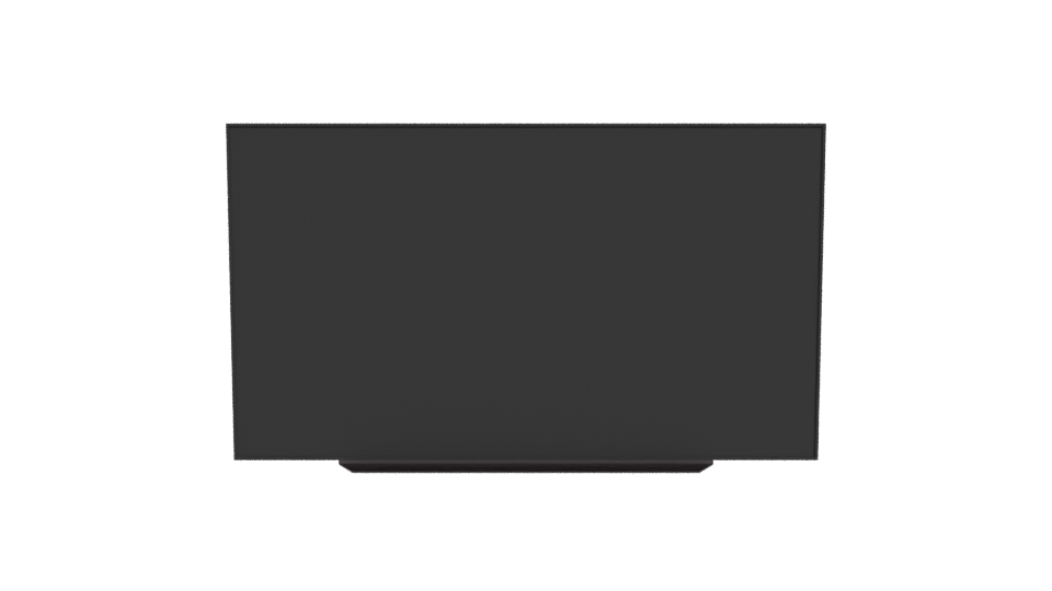 Sleek Minimalist Television Model - Professional 3D Model Render 11