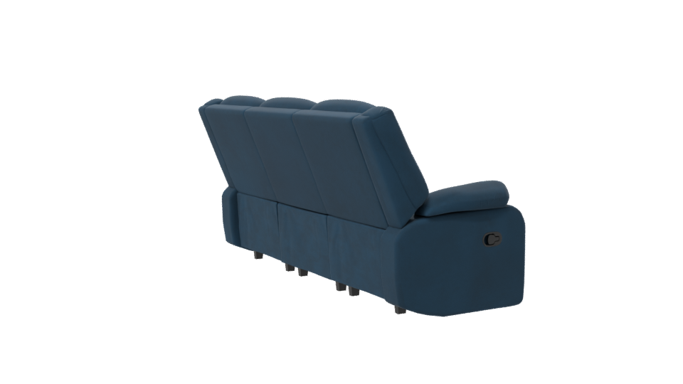 Stylish Reclining Sofa 3D Model - Professional 3D Model Render 7