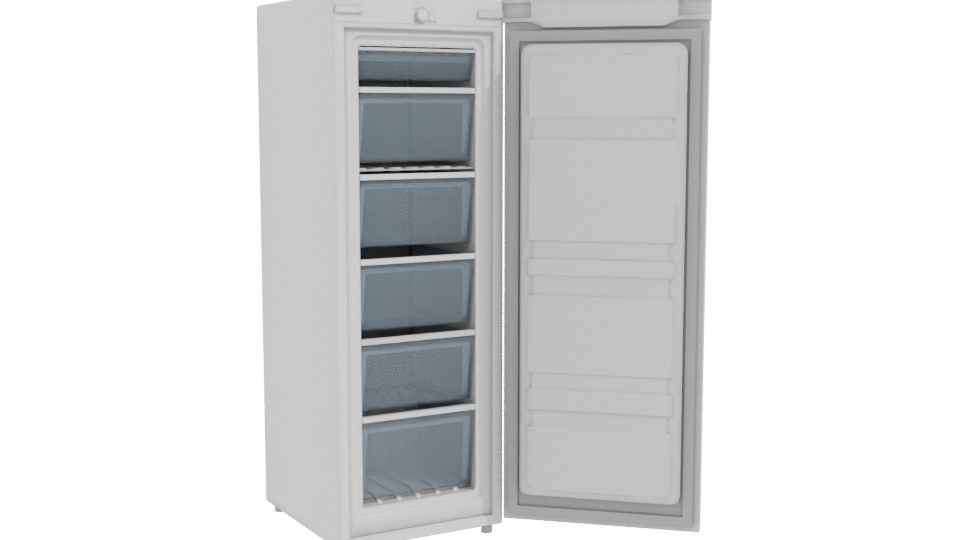 Modern Household Refrigerator 3D - Professional 3D Model Render 10