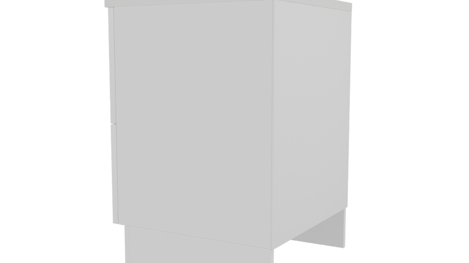 Contemporary Minimalist Storage Chest - Professional 3D Model Render 3