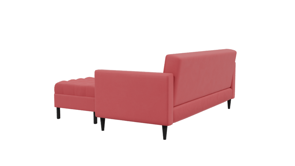 Stylish Corner Sofa 3D Model - Professional 3D Model Render 3