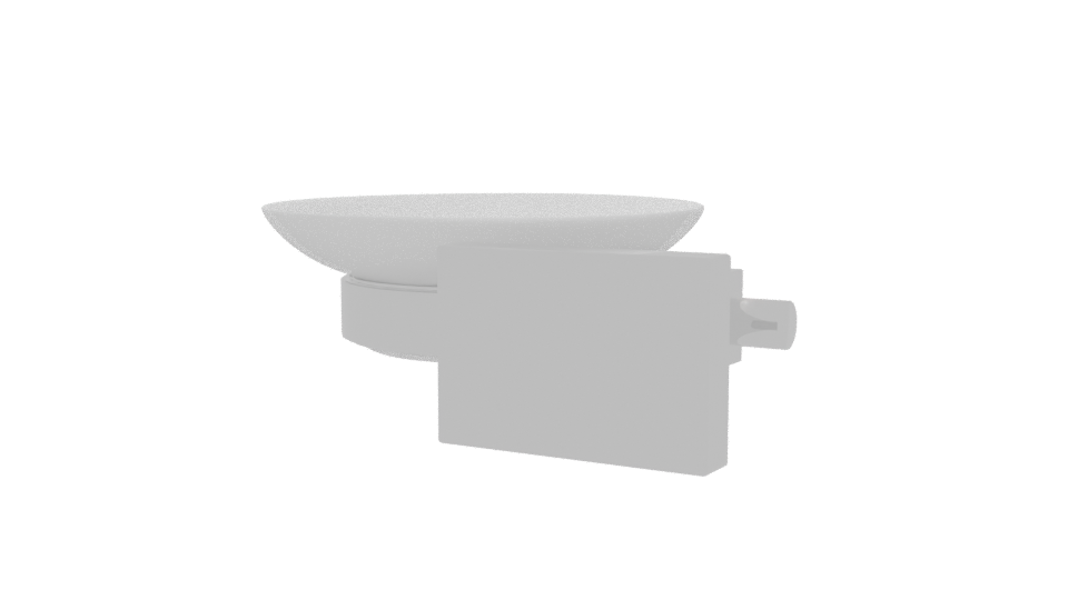Sleek Modern Wall Soap Dish - Professional 3D Model Render 6