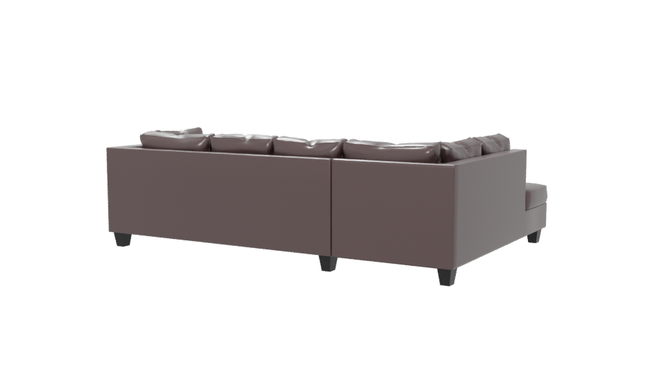 Contemporary L-Shaped Sofa 3D - Professional 3D Model Render 6