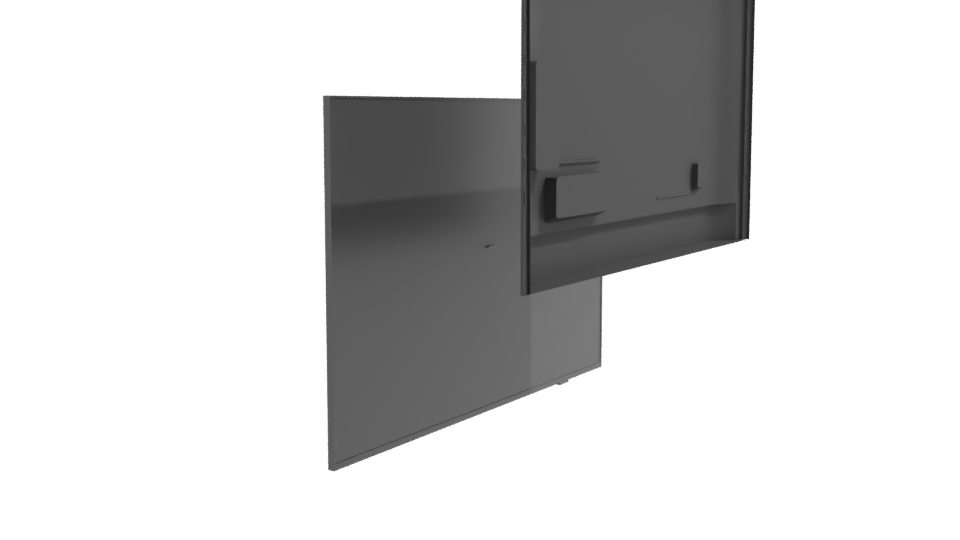 Sleek Modern TV Display Model - Professional 3D Model Render 9