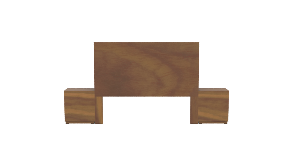 Stylish Wooden Storage Cabinet 3D - Professional 3D Model Render 5