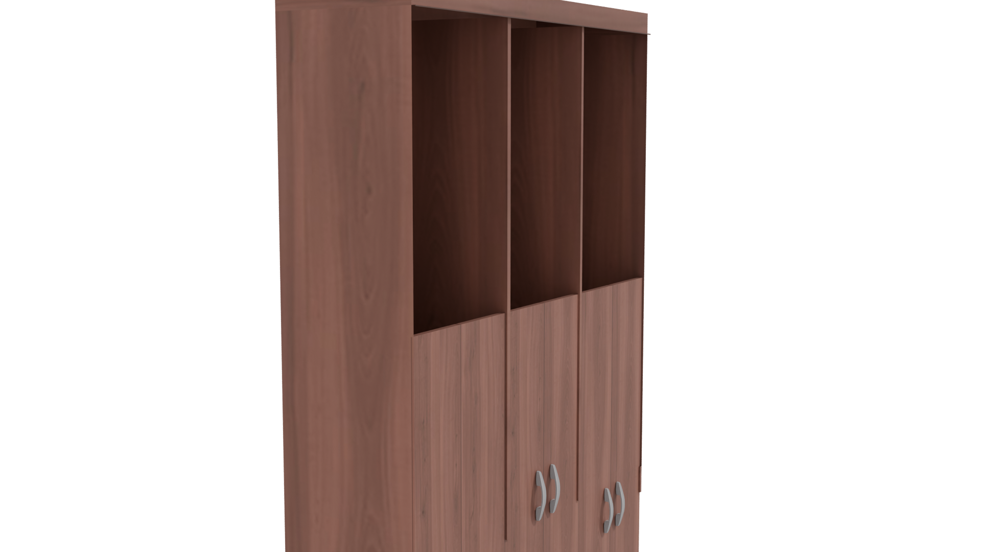 Elegant Wooden Wardrobe 3D Model - Professional 3D Model Render 9