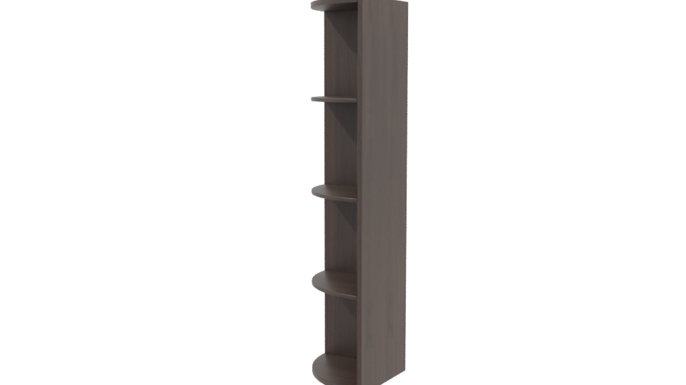 Esquinero Mobi Gloria Café Tabaco 3D - Professional 3D Model Render 3