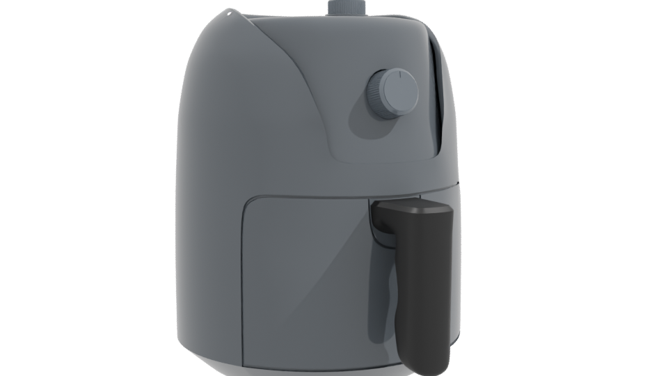 Elegant Air Fryer 3D Model - Professional 3D Model Render 10