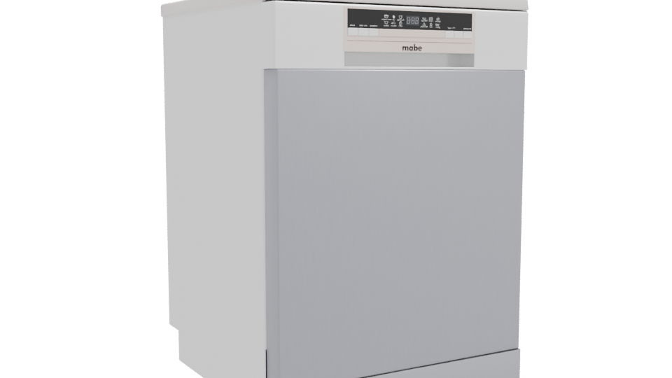 Sleek Modern Dishwasher 3D Model - Professional 3D Model Render 10