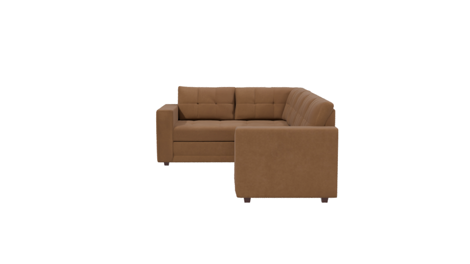 Stylish Sectional Sofa Model - Professional 3D Model Render 2