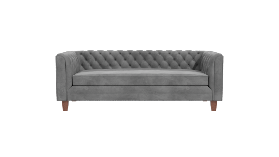 Elegant Chesterfield Sofa Model - Professional 3D Model Render 11