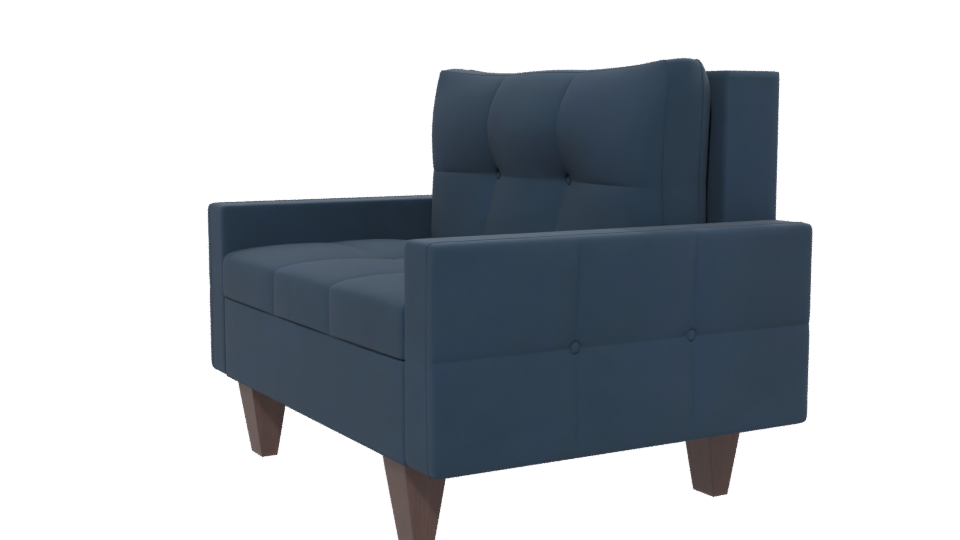 Stylish Modern Loveseat 3D Model - Professional 3D Model Render 13