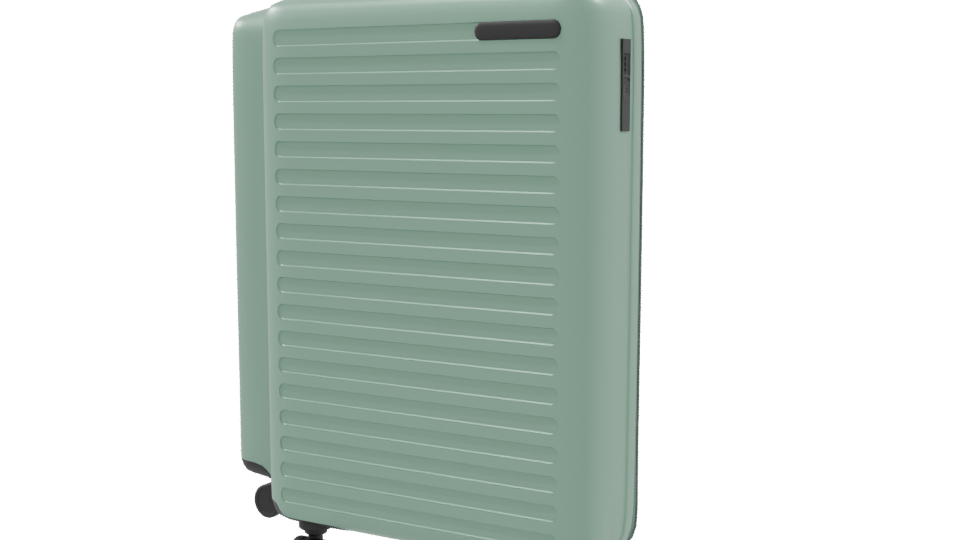 Stylish Hard-shell Luggage 3D Model - Professional 3D Model Render 9