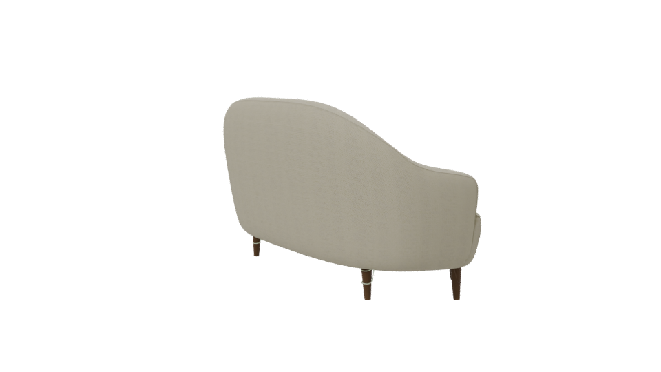 Stylish Mid-Century Sofa Model - Professional 3D Model Render 7
