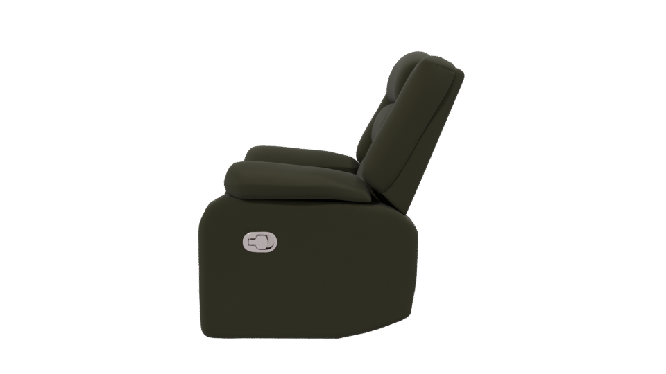 Individual Reclining Chair 3D Model - Professional 3D Model Render 2