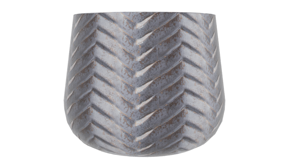 Textured Ceramic Planter Model - Professional 3D Model Render 12