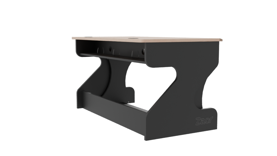 Stylish Modern Office Desk 3D Model - Professional 3D Model Render 7