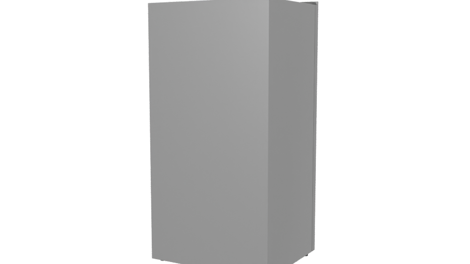 Sleek Modern Refrigerator 3D Model - Professional 3D Model Render 6