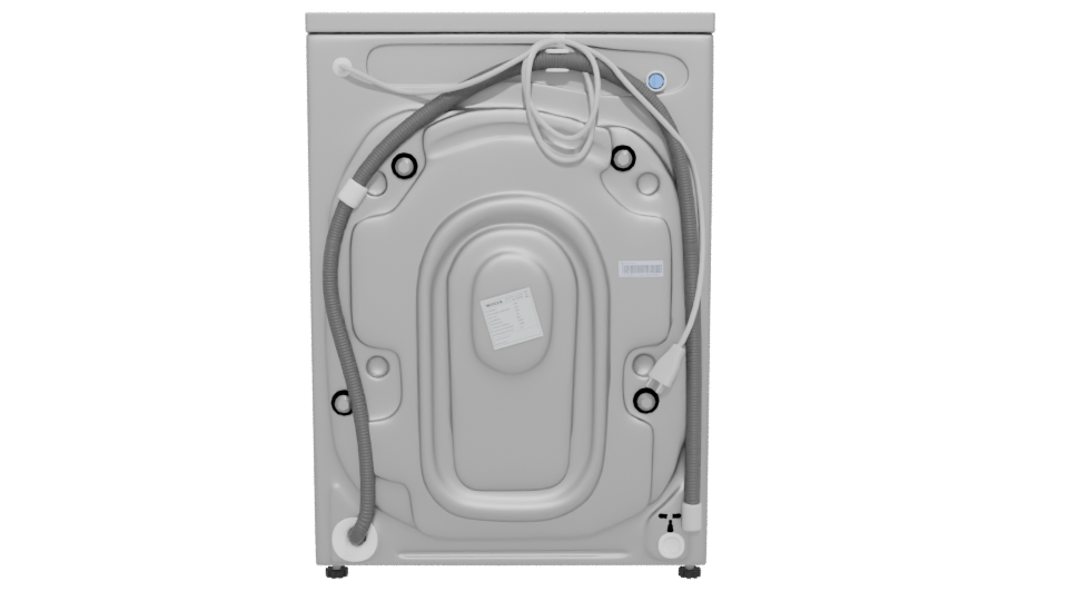 Modern Household Washing Machine 3D - Professional 3D Model Render 5