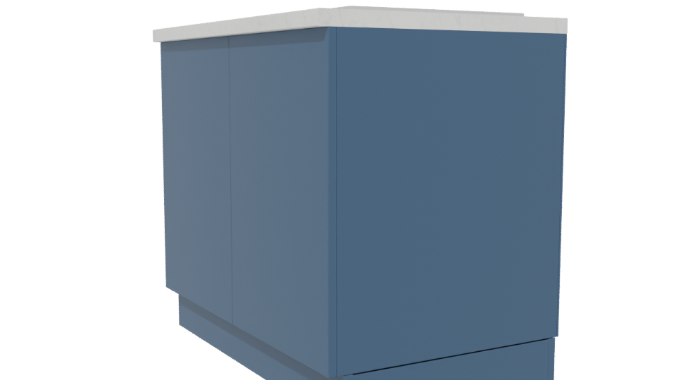 Stylish Modern Kitchen Island 3D - Professional 3D Model Render 13