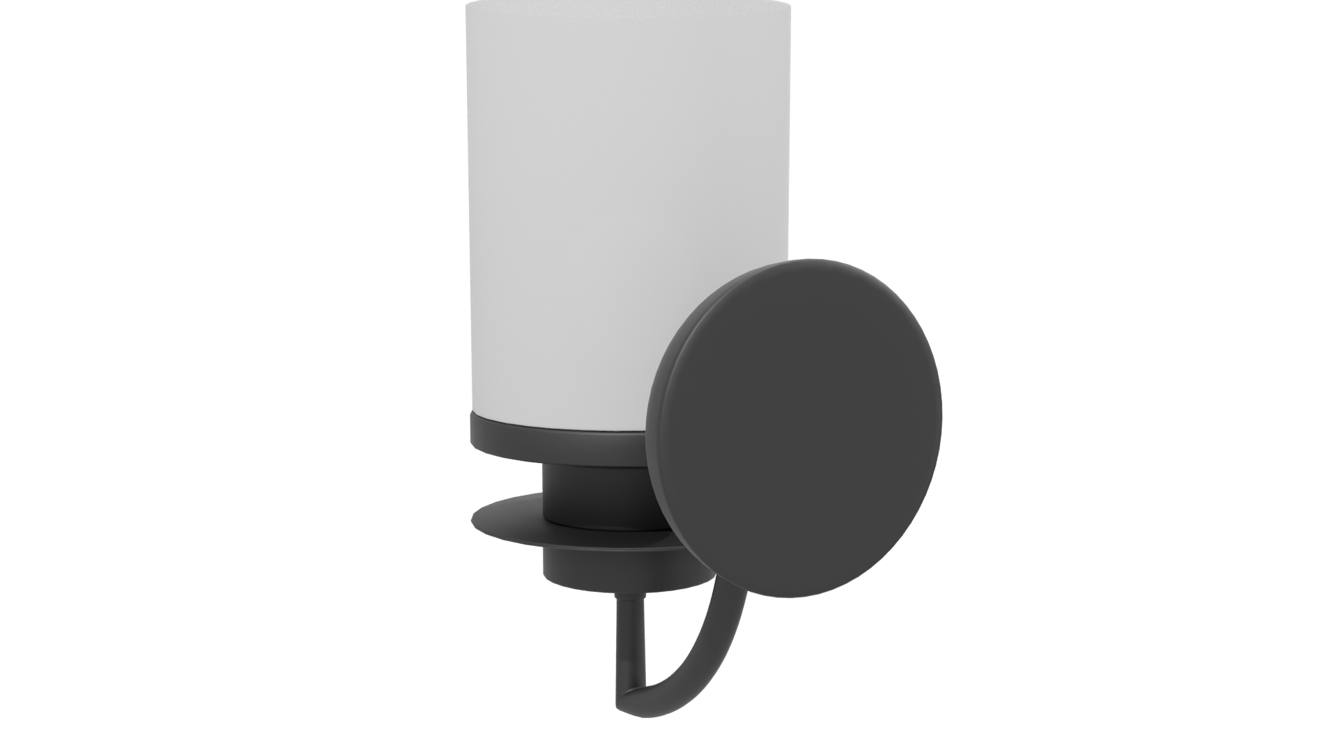 Contemporary Glass Wall Lamp 3D Model - Professional 3D Model Render 13