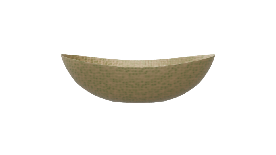 Stylized Hammered Metal Bowl 3D - Professional 3D Model Render 5