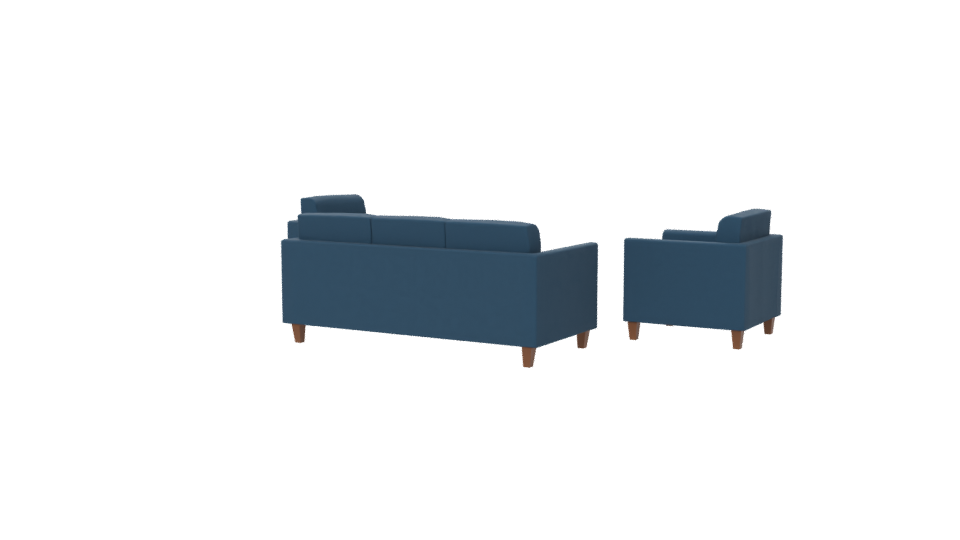 Stylish Modern Sofa Set 3D Model - Professional 3D Model Render 6