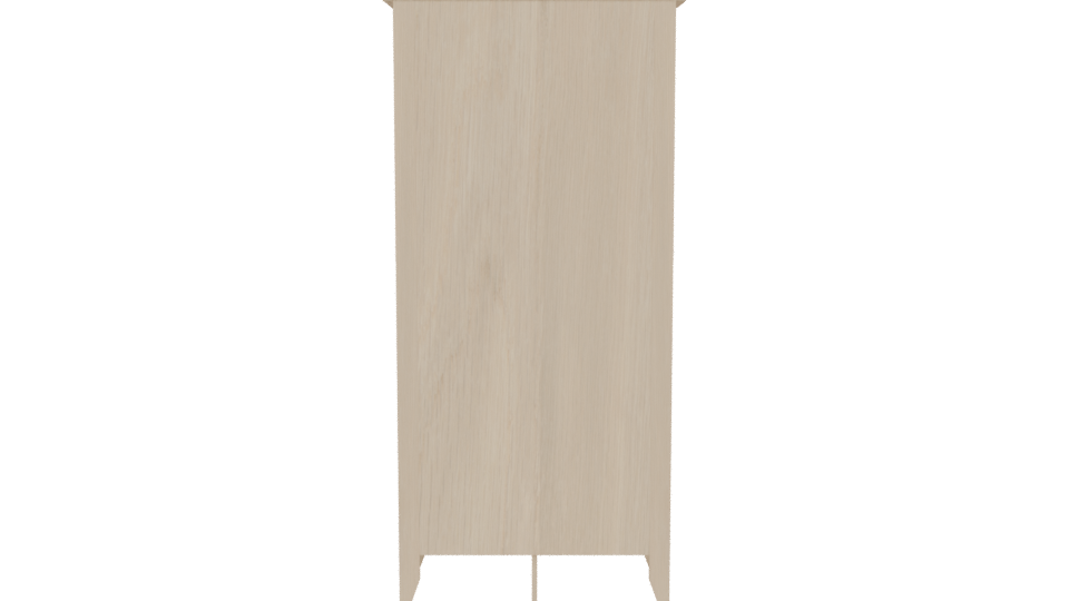 LIBRERO ESSEN R Wooden Cabinet Model - Professional 3D Model Render 5