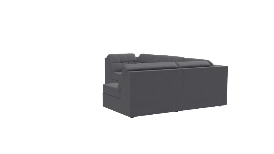 Stylish Modern Sectional Sofa 3D - Professional 3D Model Render 13