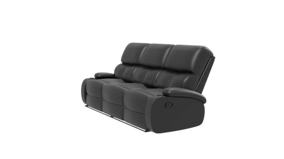 Contemporary Reclining Sofa Model - Professional 3D Model Render 13