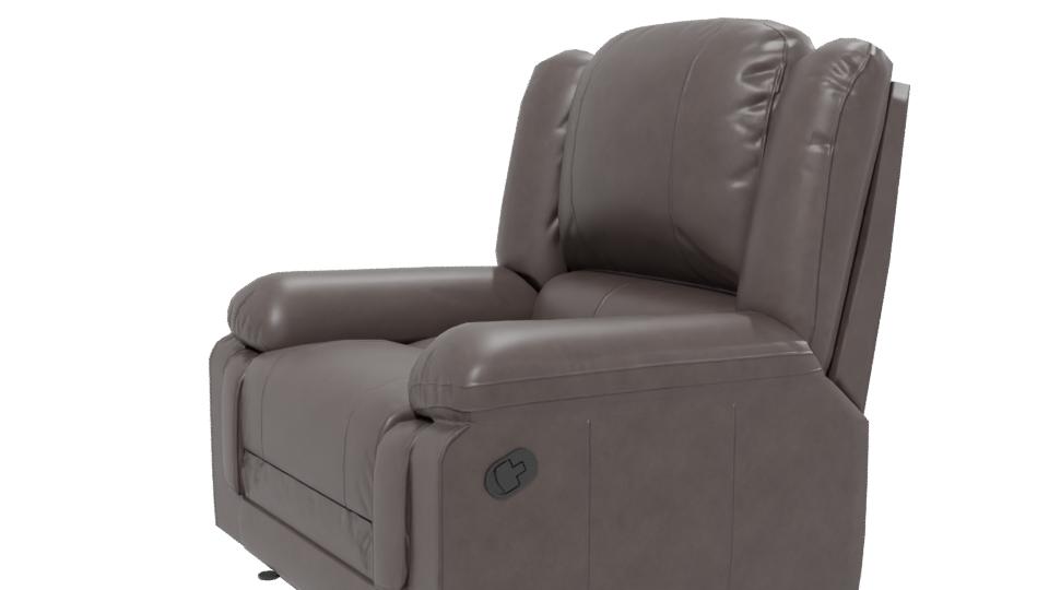 Comfortable Reclining Armchair Model - Professional 3D Model Render 13