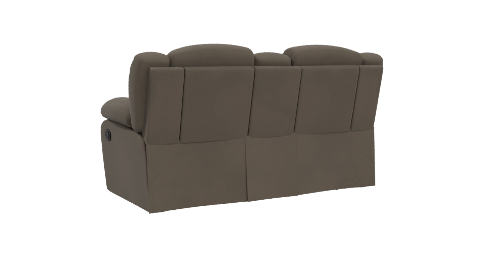 Cozy Reclining Sofa 3D Model - Professional 3D Model Render 4