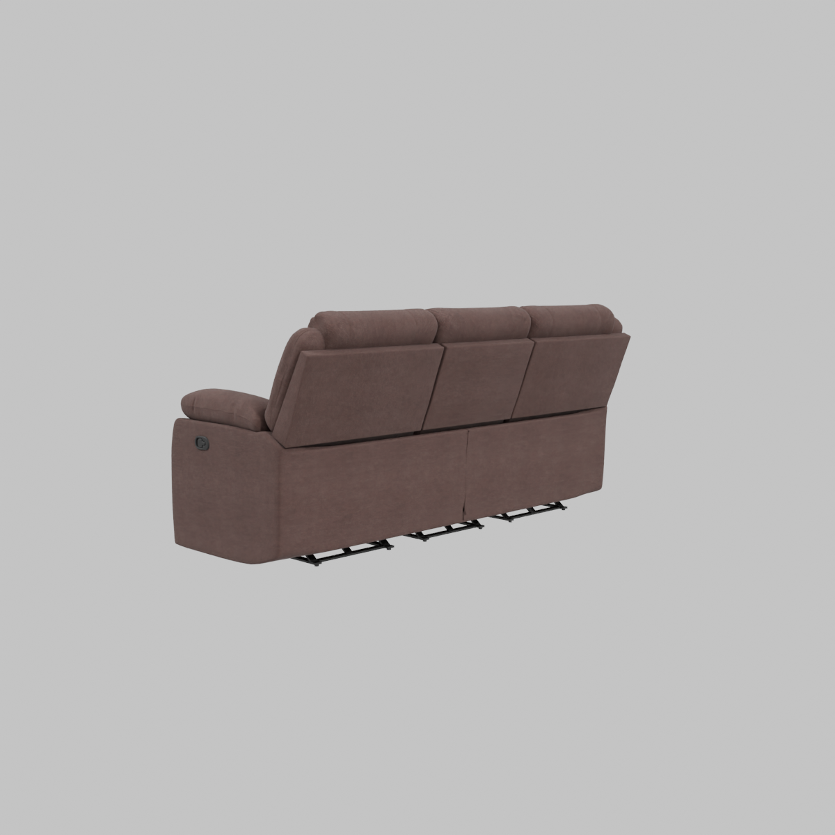 RECLINABLE 3C WOLF MICROFIBRA CAFÉ