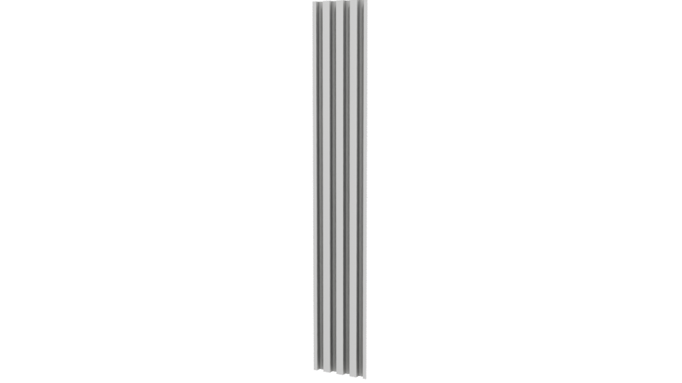 Stylized Vertical Panel 3D Model - Professional 3D Model Render 12