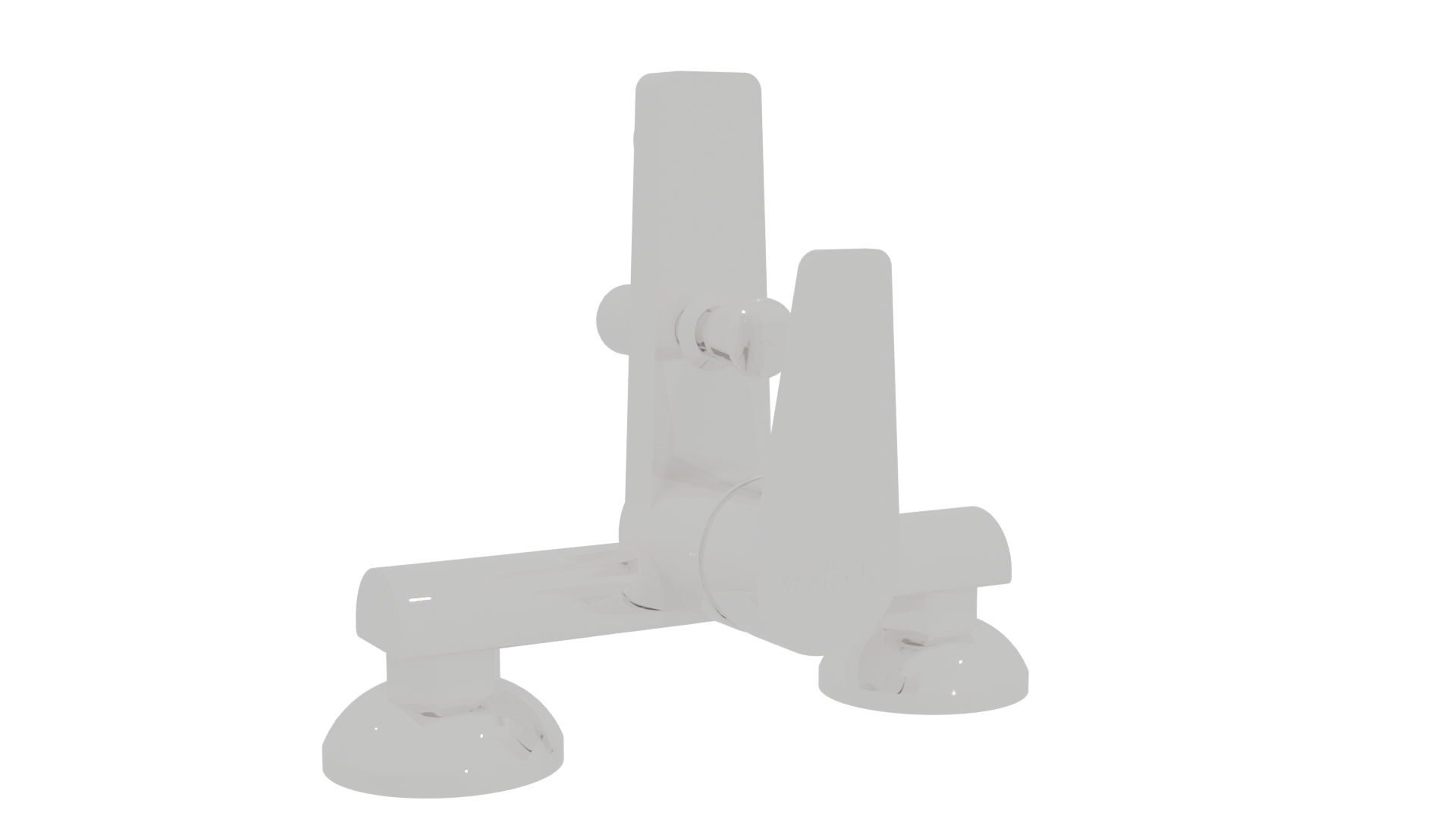 Sleek Modern Kitchen Faucet 3D Model - Professional 3D Model Render 4