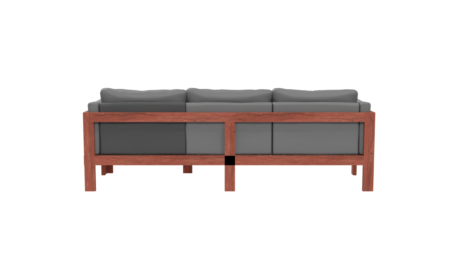 Stylish Outdoor Sectional Sofa 3D - Professional 3D Model Render 5