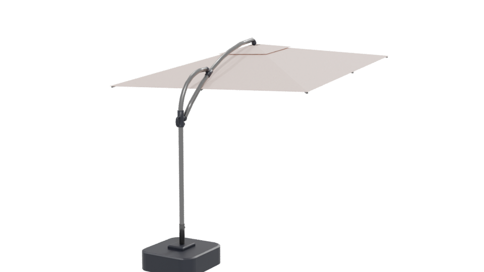 Stylish Outdoor Umbrella 3D Model - Professional 3D Model Render 12