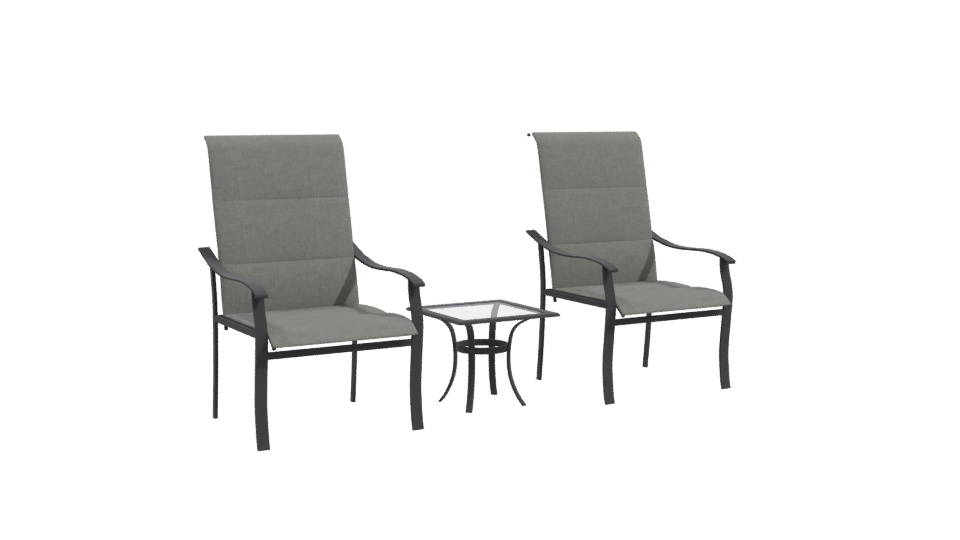 Modern Outdoor Furniture Set 3D - Professional 3D Model Render 10