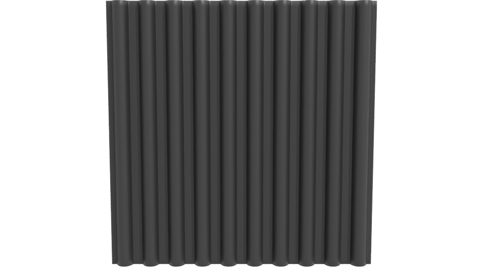 Stylized Industrial Wall Panel 3D - Professional 3D Model Render 11