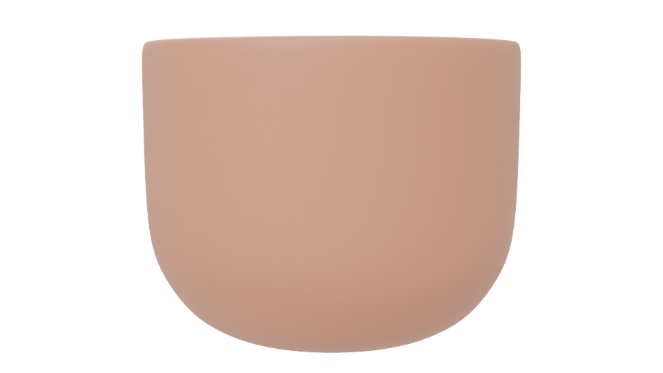 Stylized Decorative Plant Pot 3D - Professional 3D Model Render 6