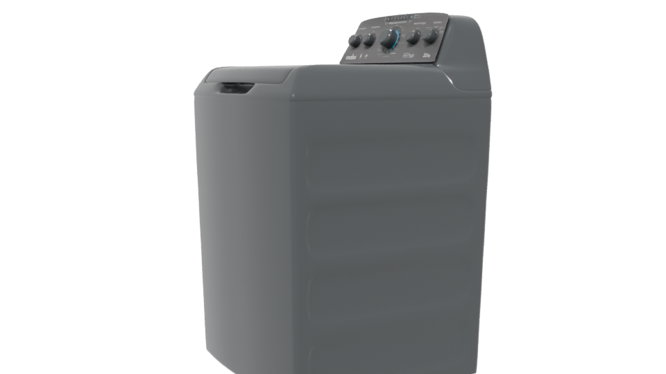 Sleek Top-Loading Washing Machine 3D Model - Professional 3D Model Render 13