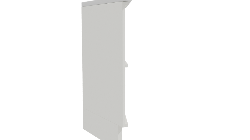 Stylish Modern Wall Shelf 3D - Professional 3D Model Render 10