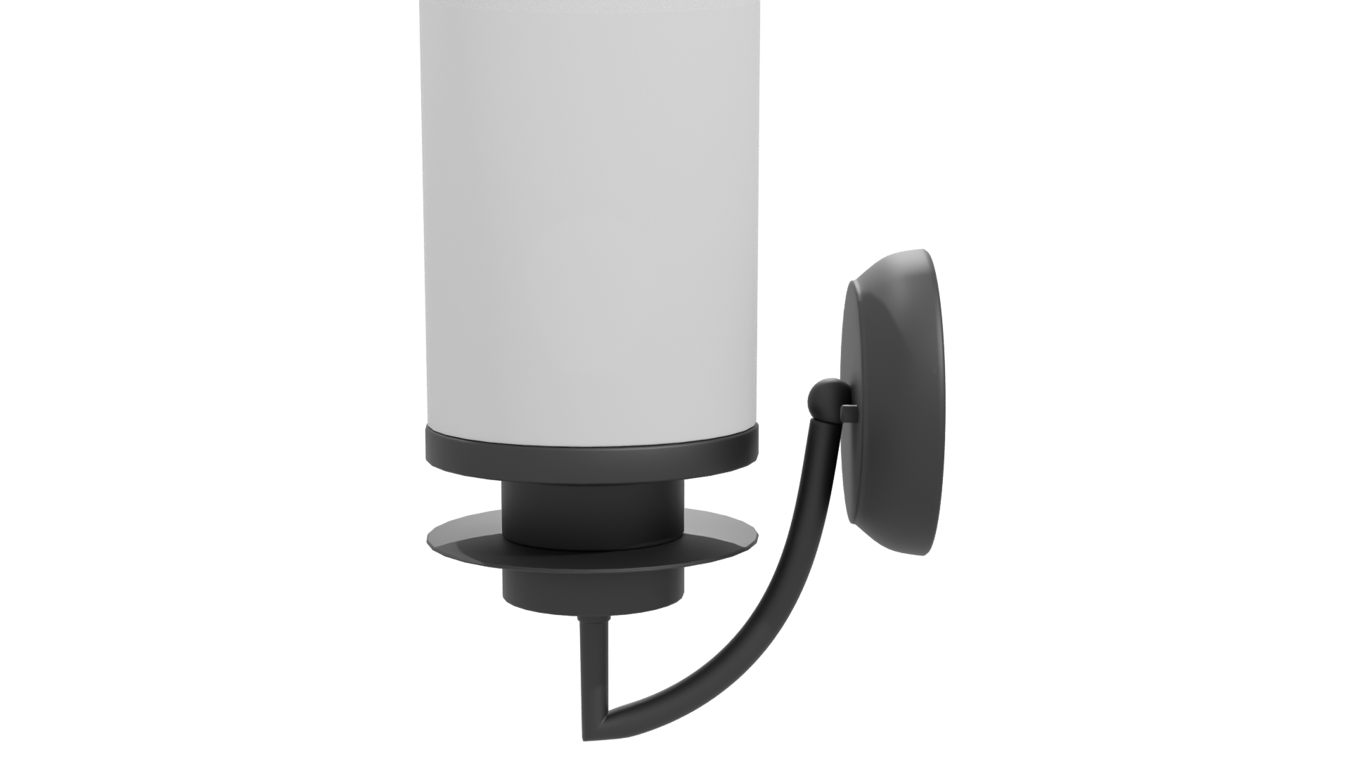 Contemporary Glass Wall Lamp 3D Model - Professional 3D Model Render 11