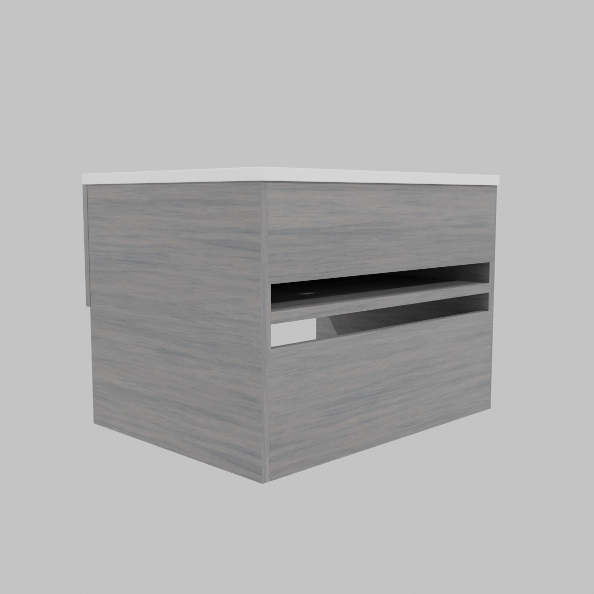 Mueble Vanitorio Full Kit 70x46 cm Zoè ulmo