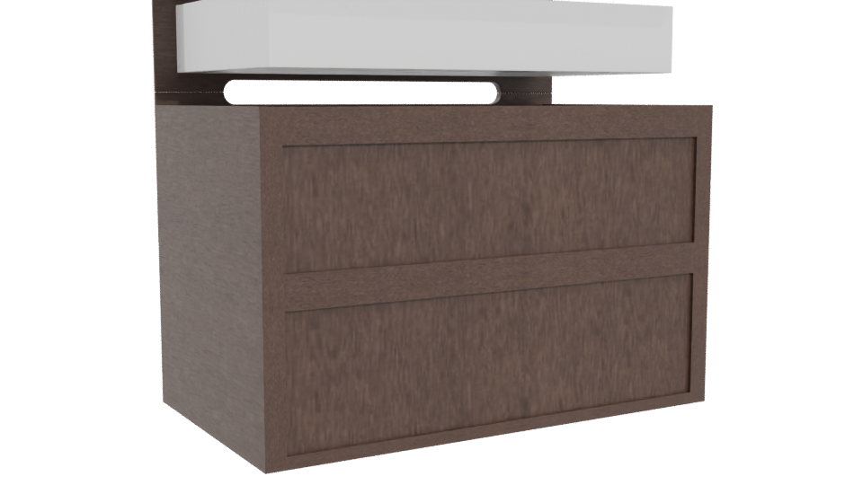 Stylish Bathroom Vanity 3D Model - Professional 3D Model Render 4