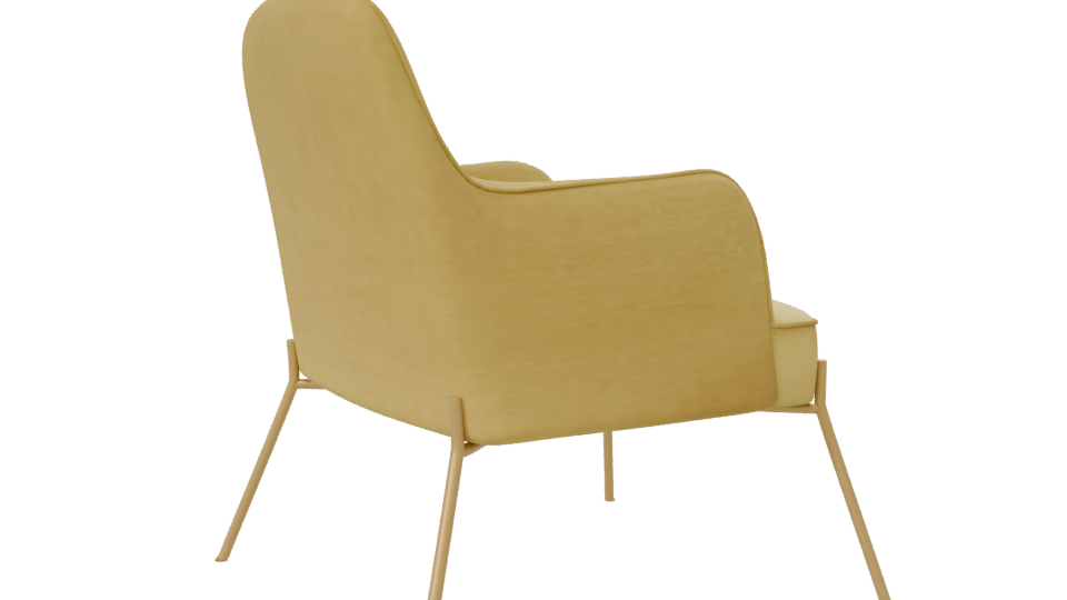 Stylish Minimalist Armchair Model - Professional 3D Model Render 7