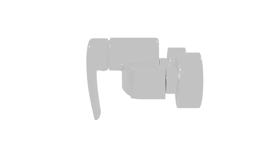 Modern Shower Faucet 3D Model - Professional 3D Model Render 2