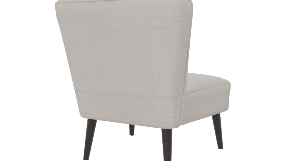 Elegant Modern Accent Chair 3D Model - Professional 3D Model Render 6